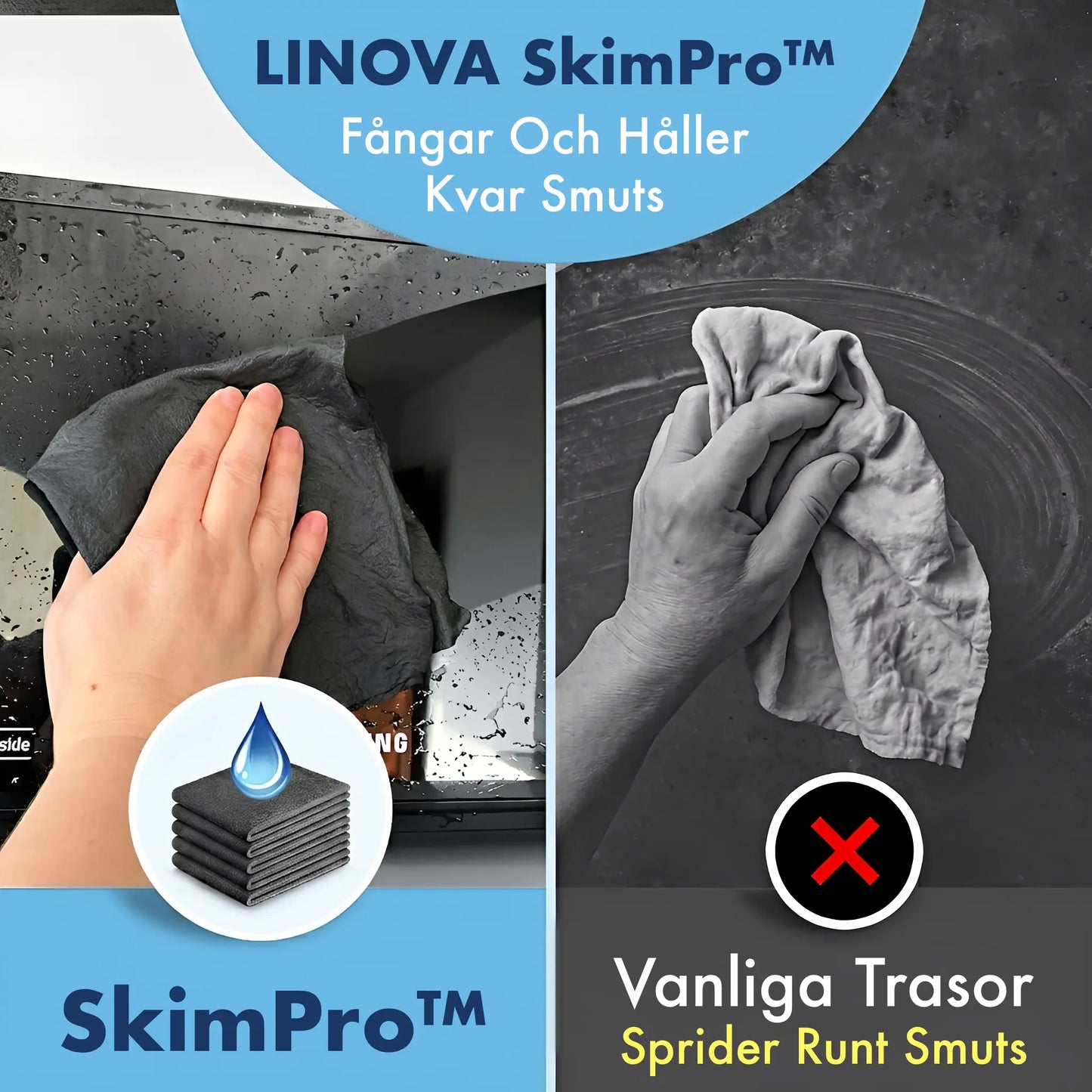 LINOVA SkimPro™ + GRATIS E-bok Med Naturliga Rengöringsrecept